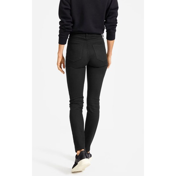 Everlane Sz 27 2yk High Rise Ankle Jean in Washed Black Womens Skinny - Picture 1 of 12